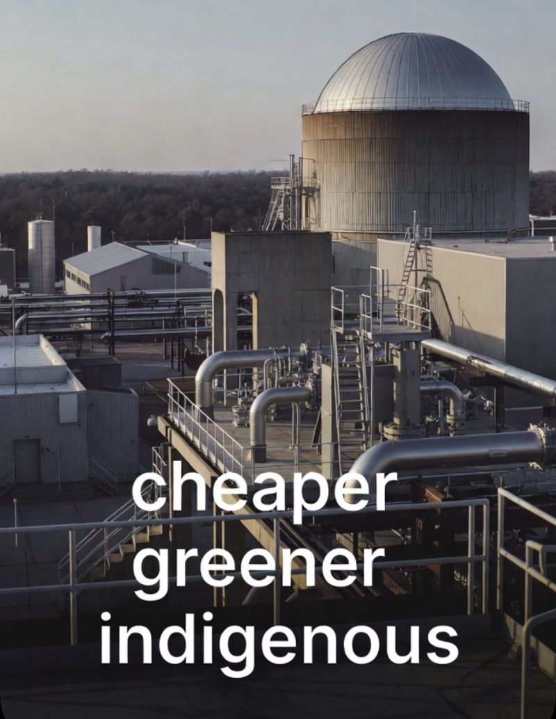 Nuclear is cheaper, greener, indigenous