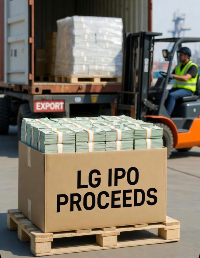 LG IPO Proceeds