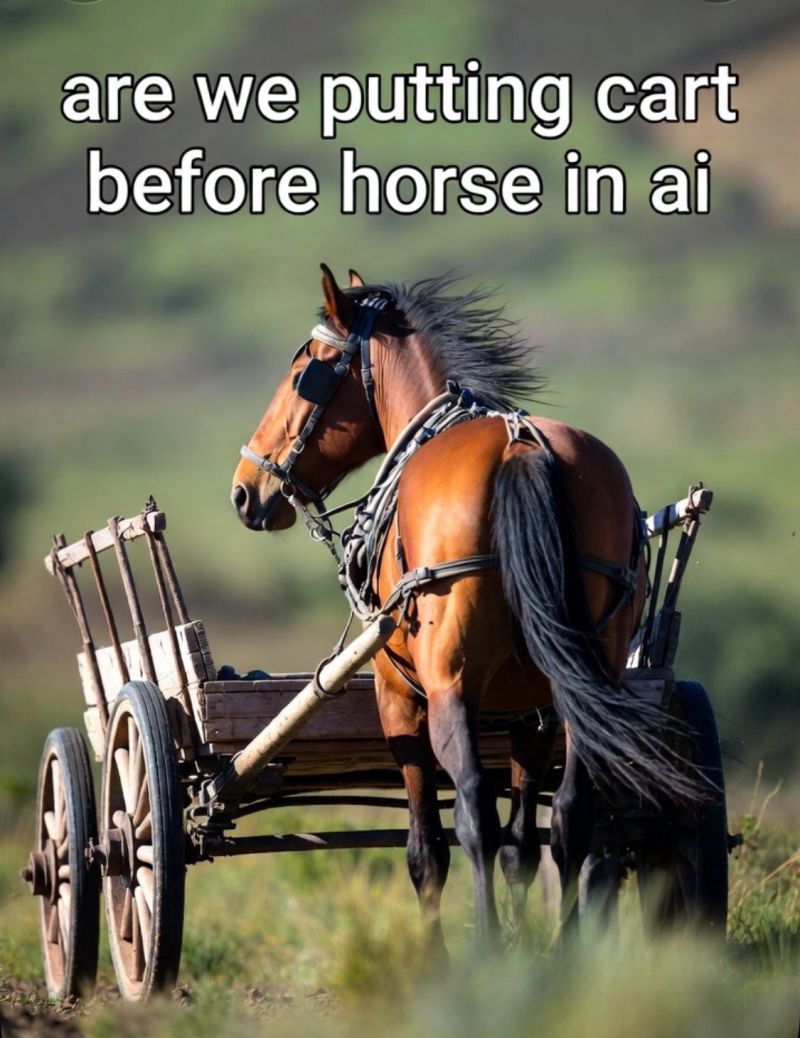 Are we putting cart before horse in AI