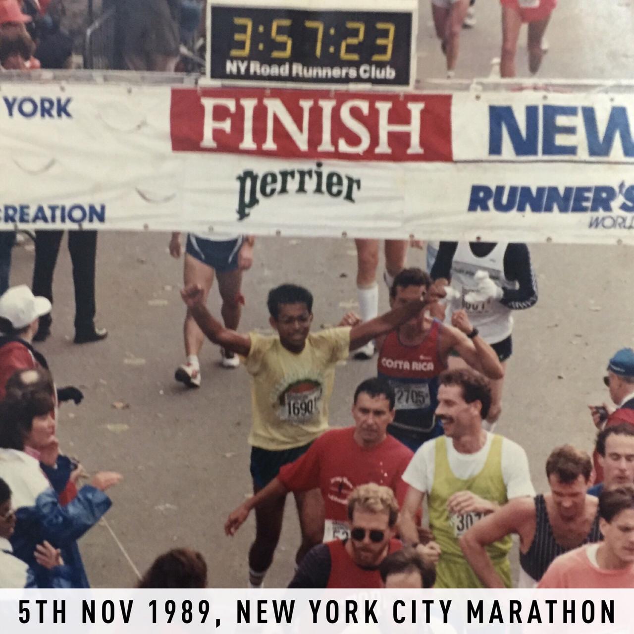 New York marathon in 1989