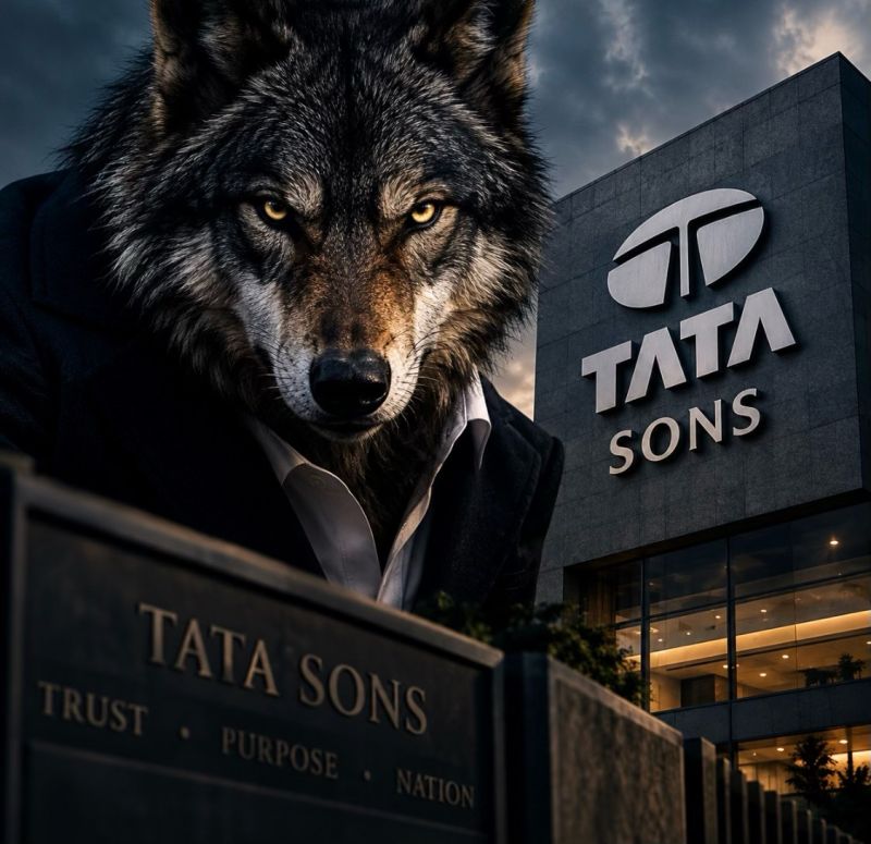 THE WOLF HAS DROPPED THE FACADE.